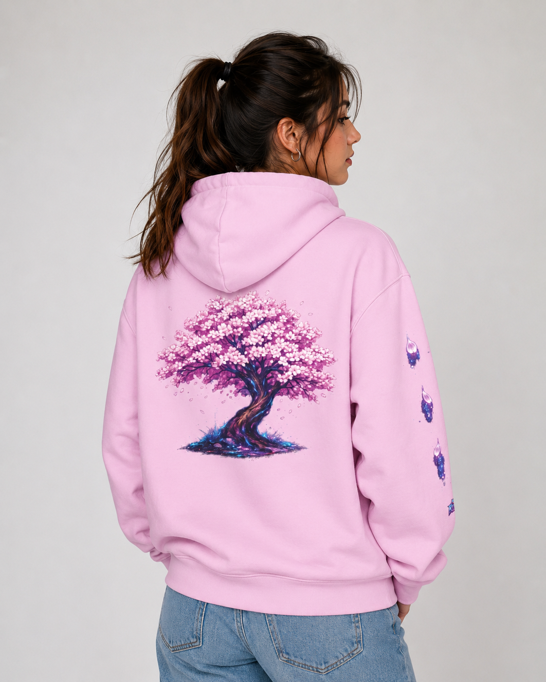 NEO KIZUNA // "Sakura-Protocol" Heavyweight Hoodie